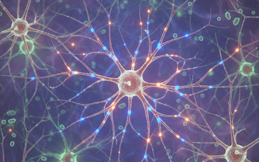 brain cells communicating