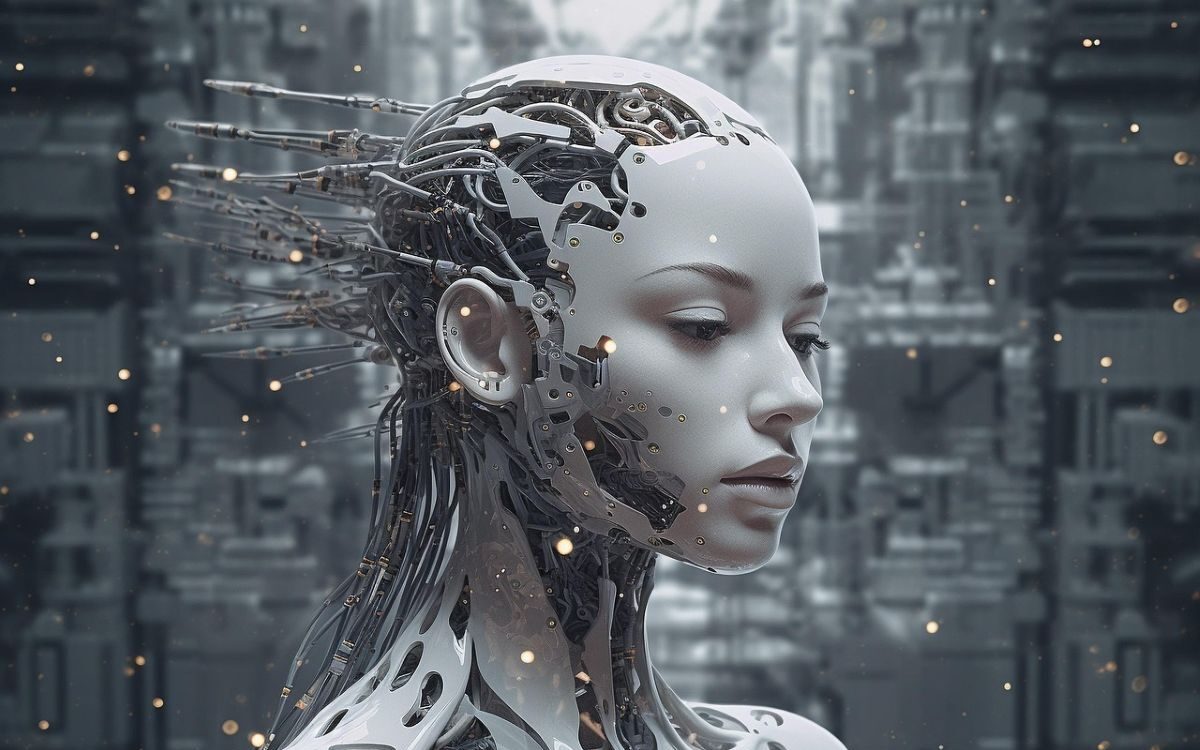 AI AI in life sciences in 2026, female robot