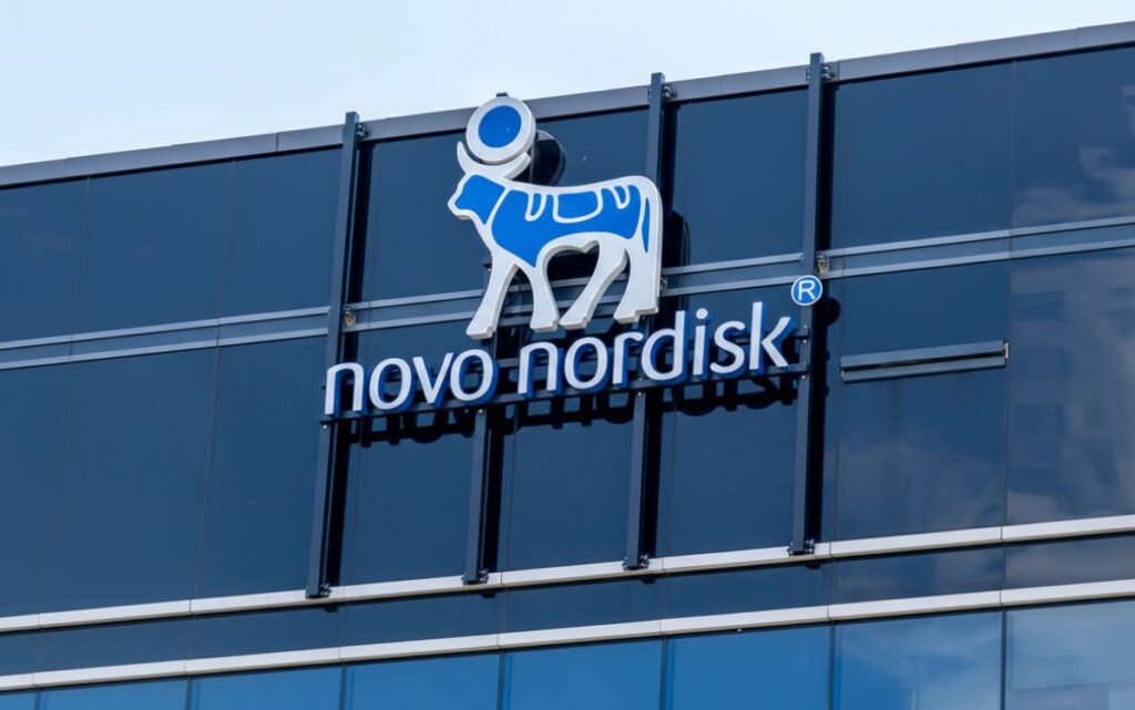 Novo Nordisk building as the company expands its diabetes collaboration with Aspect Biosystems