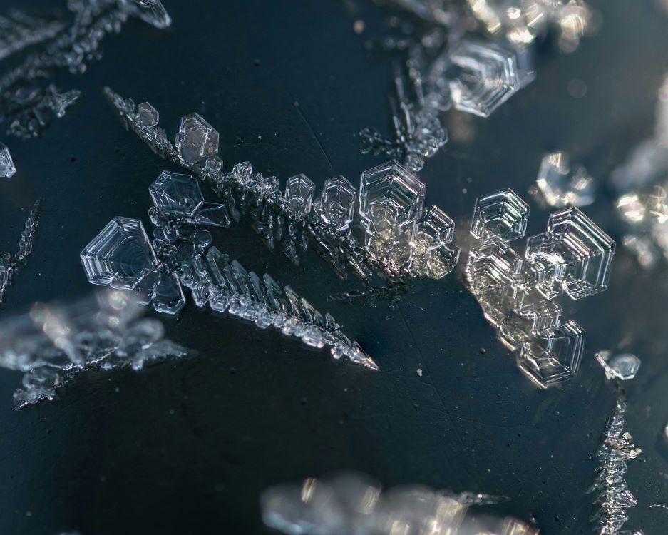 showing winter crystalisation