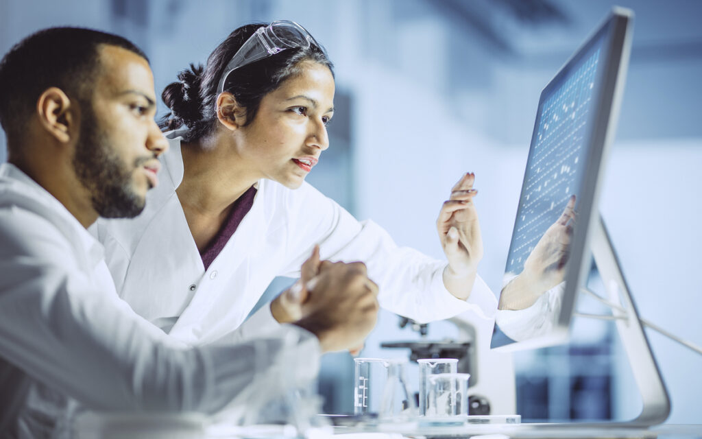 Digital marketing technology interface illustrating pre-commercial MarTech for life sciences launches.