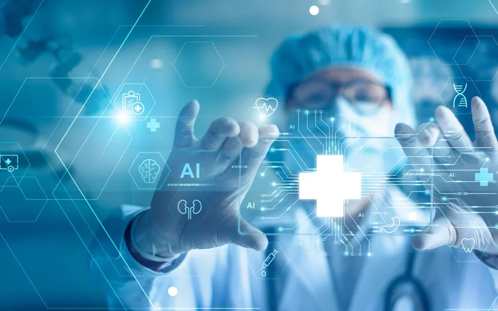 Clinical outsourcing strategy using AI to transform medical research and trials.