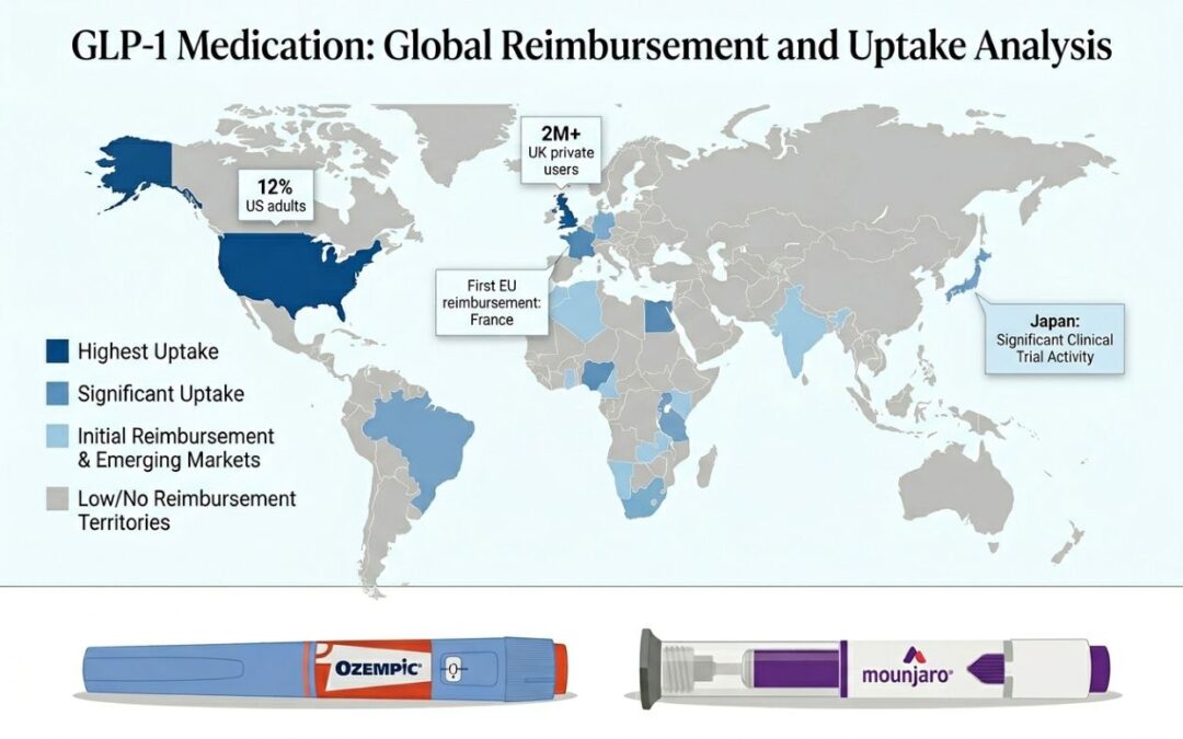 GLP-1 Uptake by Country: Where Ozempic and Mounjaro are Booming in 2026