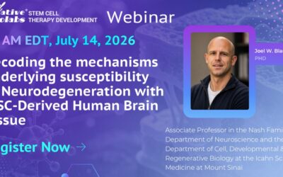 Webinar: Decoding Neurodegeneration via iPSC-Derived Human Brain Models